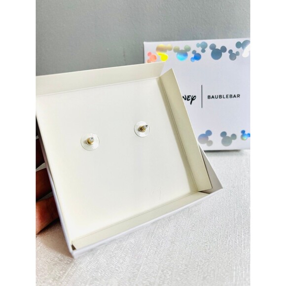 Baublebar Disney Earrings Minnie Mouse Maple Leave New - Picture 5 of 5